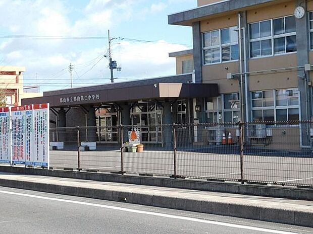 郡山第二中学校 郡山市立第二中学校 375m