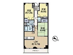 間取図画像 3LDK