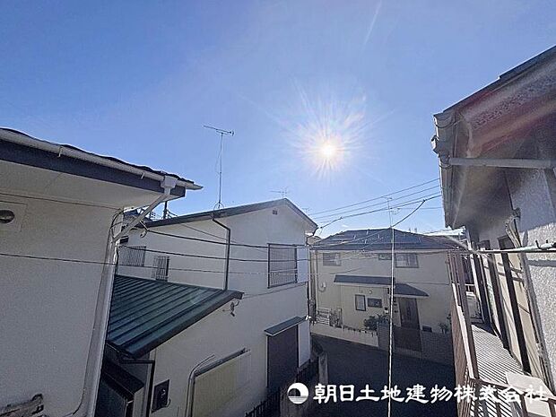 空が開けて見える開放的な眺望です！