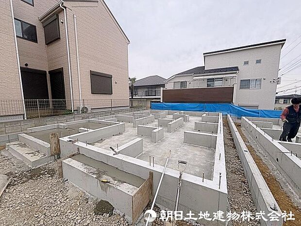 完成前になりますが、ご見学可能です！