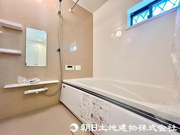 1坪以上広さを設けた浴室でゆったりバスタイム