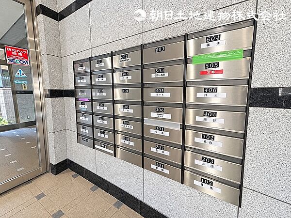 郵便受けも、きちんと管理されています。