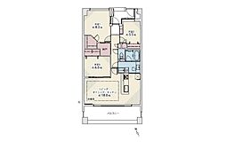 ウォルトンズコート長津田Cロビンコート 3LDKの間取図画像