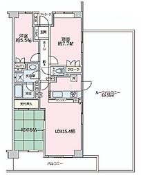 ステージ山手台サウス二番館 3LDKの間取図画像