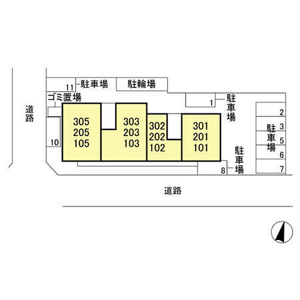 フロレスタセントラルパーク 102｜千葉県流山市中(賃貸アパート1LDK・1階・40.26㎡)の写真 その3