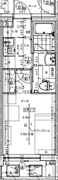 creal新宿 1Kの間取図画像