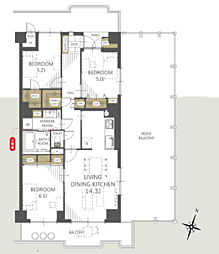 高品ハイツ１号棟（千葉駅）