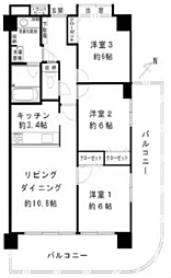 間取図画像 3LDK