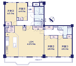 市川パークハイツＡ棟（市川大野駅）