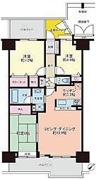 エクレール検見川浜 3LDKの間取図画像