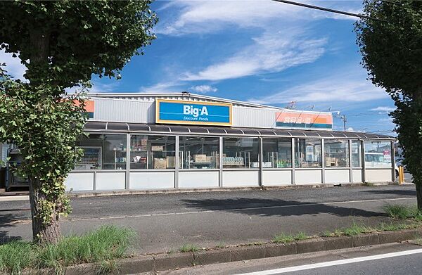 ビッグ・エー 四街道千代田店（約950ｍ）徒歩約12分の距離にあるスーパーマーケットです。毎日の食材の買い出しにも困りませんね。