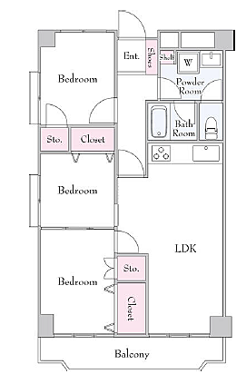 間取りを拡大表示