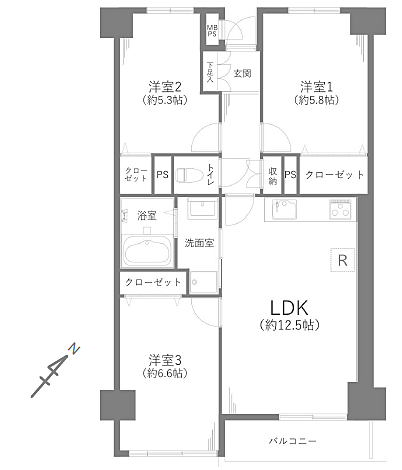 3LDK