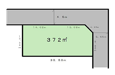 （公簿）372m2