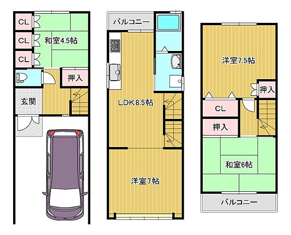 間取り：326000273078