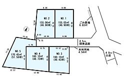 北本東間　建築条件付き売地　全5区画 NO5