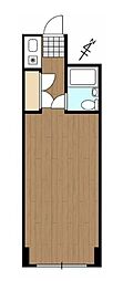 山王アーバンライフ ワンルームの間取図画像
