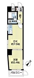 ライオンズマンション駒込第5 1DKの間取図画像