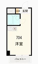 サンハイツ神田・北村ビル ワンルームの間取図画像