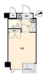 三鷹ダイカンプラザ 1Kの間取図画像