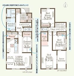 名取市田高字南 新築戸建 3号棟