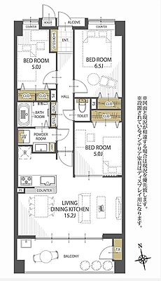 間取り セレーノラ・ヴィータ幸町中央 5階/-