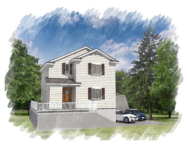 建物プラン例（4号地）建物価格　2800万円程、建物面積　89.01m2（26.92坪）