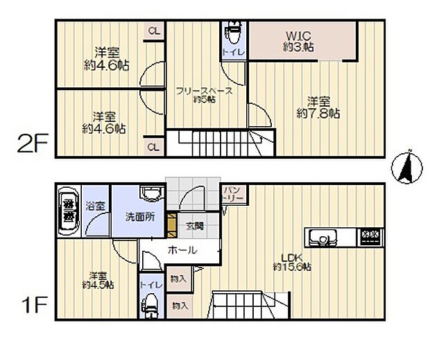 暮らしやすさを追求したこだわりの間取り設計♪豊富な収納スペースと居住スペースのバランスも◎