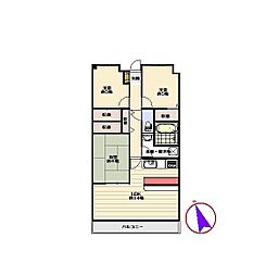 間取図画像 3LDK