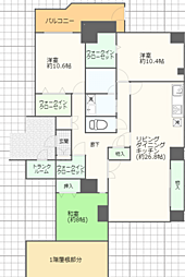 間取図画像 3LDK