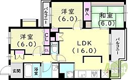 ヒルサイドテラス甲陽園 2階/-