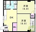 コーポ若草2階5.3万円