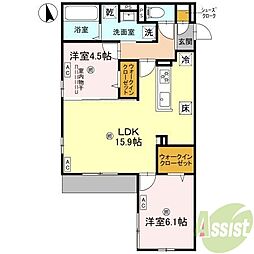 クラシスト甲子園一番町II 2階/-