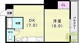 メニーローザ甲東園 1階