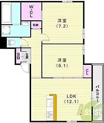 コルンコゥロエン 3階/-