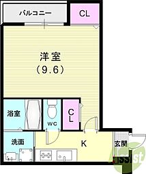 フジパレス甲子園口 1階/-