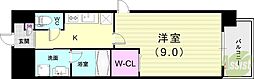 サンステラ 1Kの間取図画像