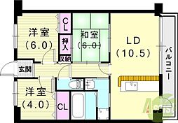 エバーグレイス西宮2 2階/-