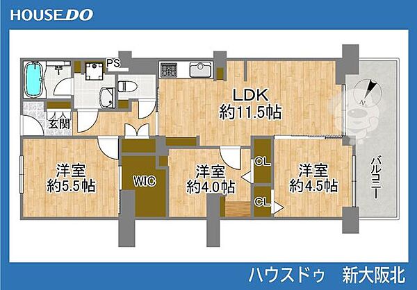 間取り：327001540174