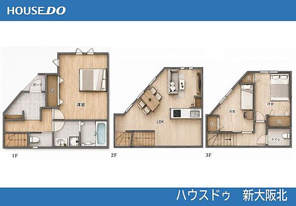 ■建物プラン例）建物価格2，300万円■建物面積86．05m2