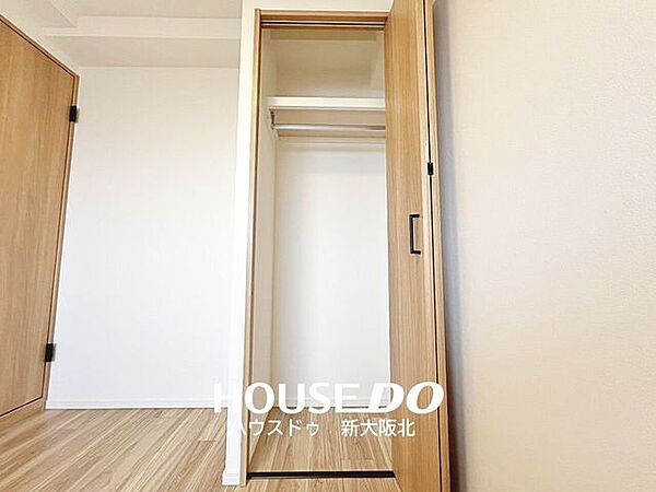 ■造り付けのクローゼットは地震の揺れで倒れる心配がなく、防災面でも安心です！