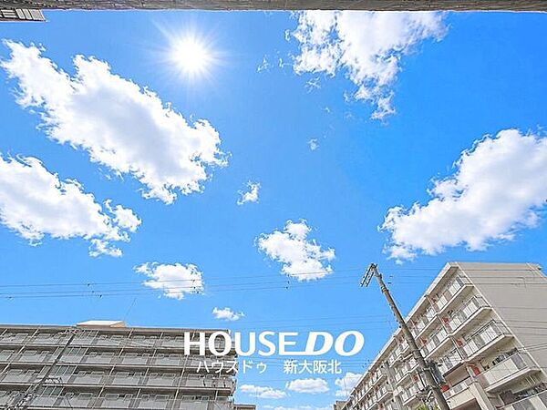 ■バルコニーからの眺望です！■南西向きで陽当り良好！■毎日のお洗濯も快適です♪