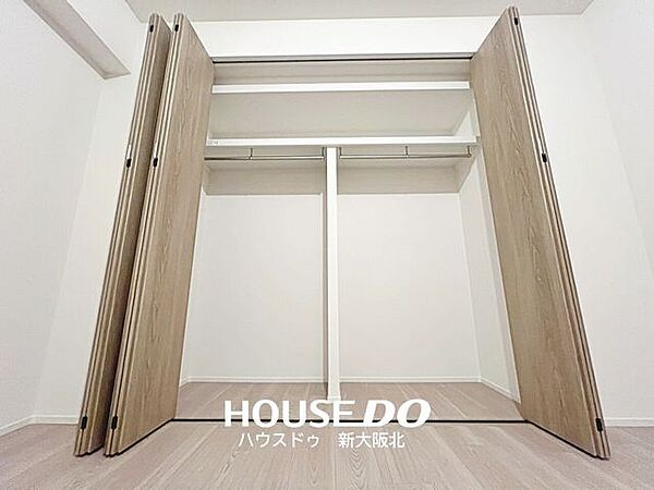 ■造り付けのクローゼットは地震の揺れで倒れる心配がなく、防災面でも安心です！