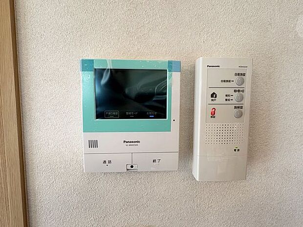 設備(2025年6月)撮影◎本日案内可能◎留守中の来訪者を後から確認できるモニター付きインターホン♪