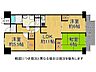 間取り：各室収納の3LDK