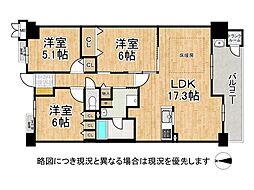 間取図画像 3LDK