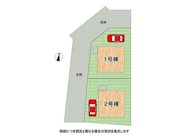 全2区画、好評分譲中！　2号棟！