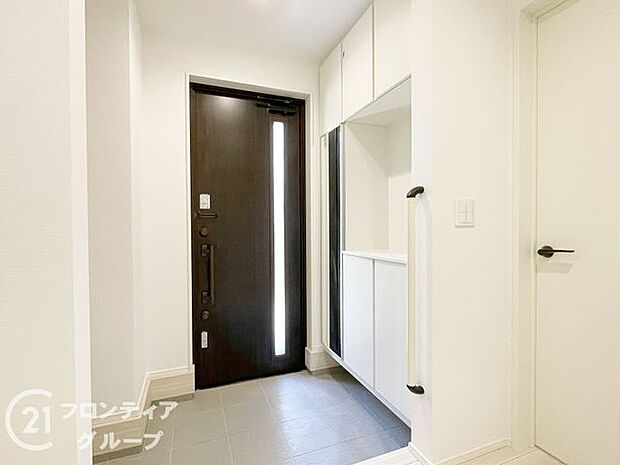 玄関は防犯性の優れたダブルロックドアです！