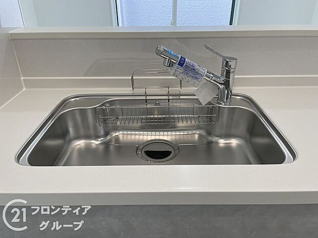 ワイドシンクなので家族が増えても洗い物楽々です