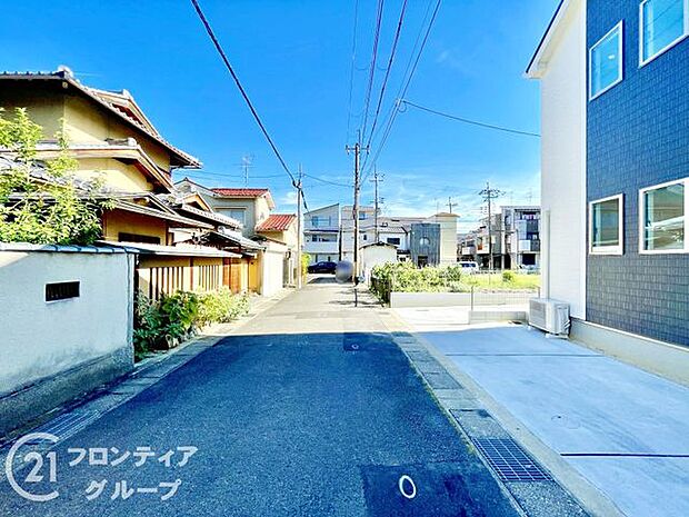 前道の様子です